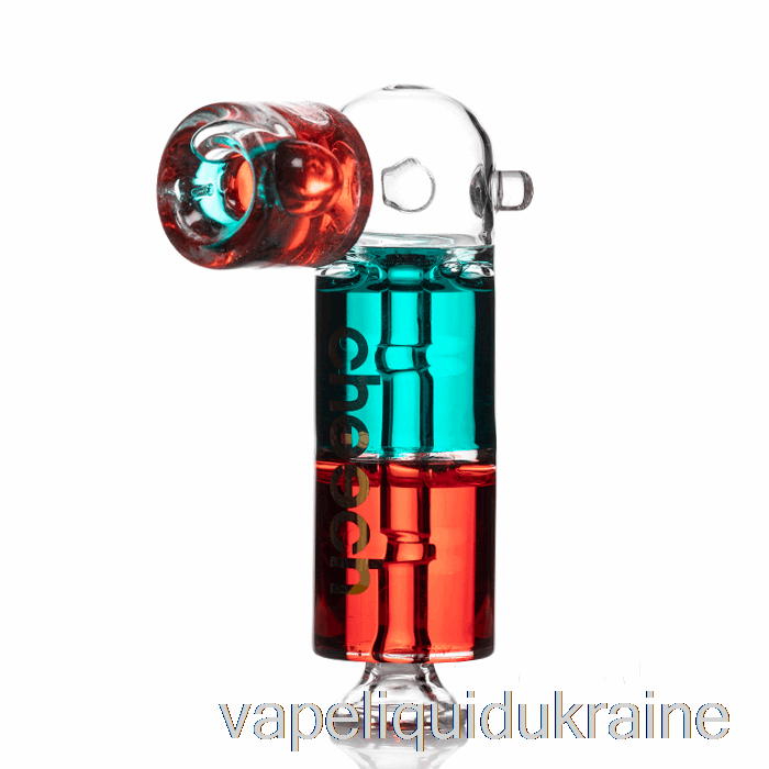 Vape Liquid Ukraine Cheech Glass Dual Freezable Hand Pipe Red / Blue